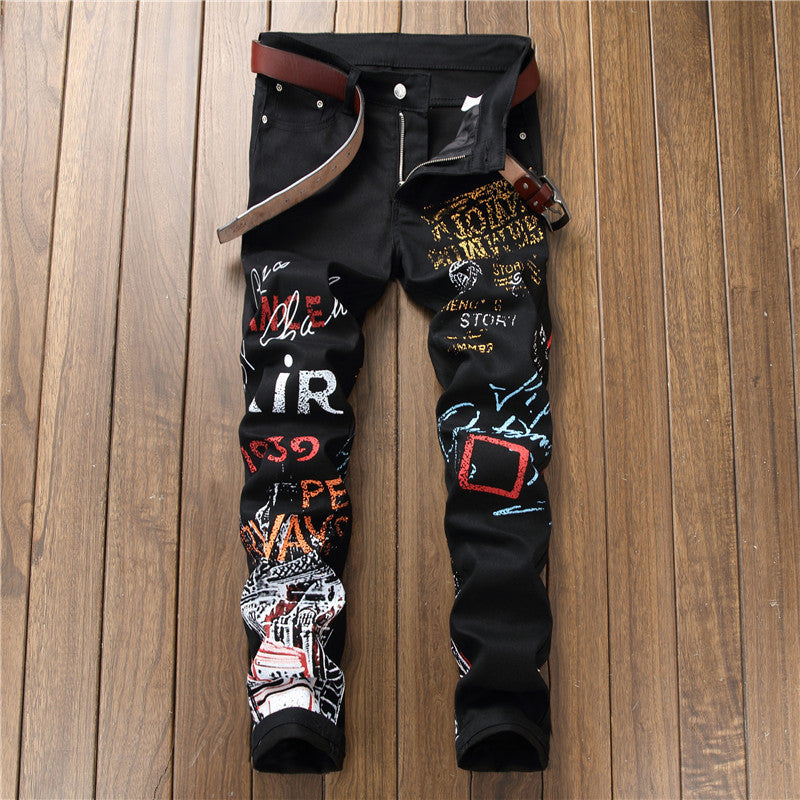 Mens Denim Trousers Colouronova