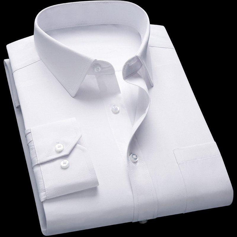 Long-sleeved solid-color men's shirt Colouronova