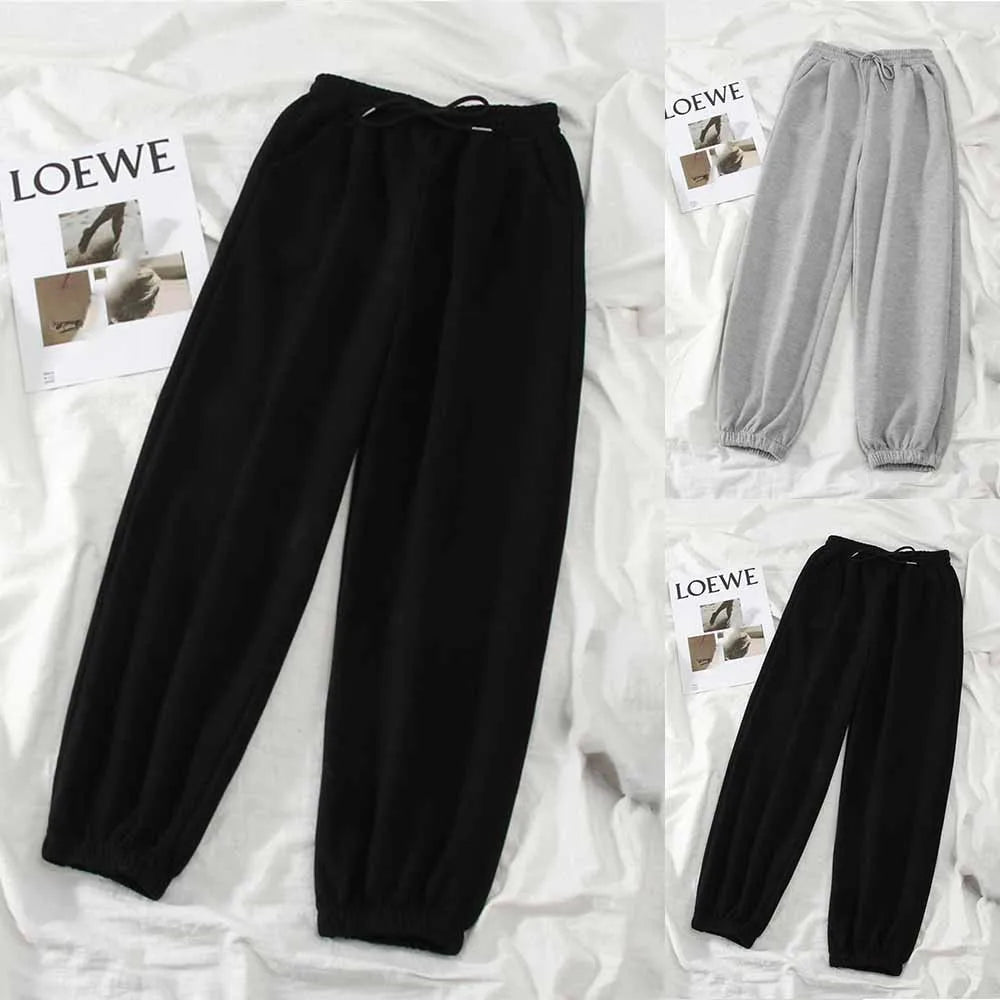 Women Sweatpants Baggy Fashion Oversize Sports Fitness Pants Ladies Joggers Streetwear Trousers Loose - Colouronova
