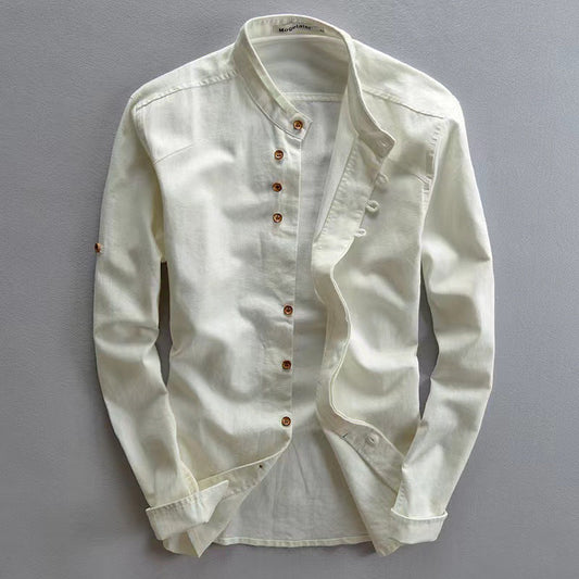 Mens Linen Shirt Colouronova