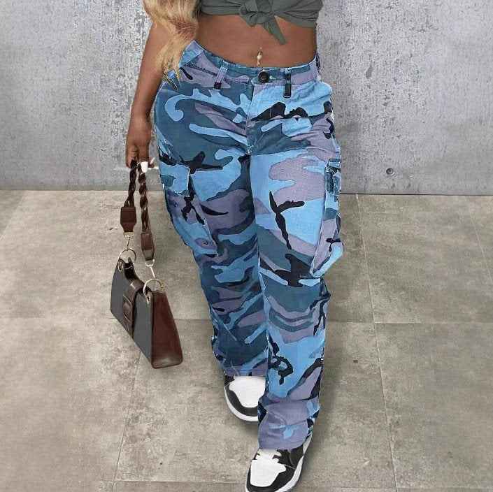 Women's Camouflage Cargo Pants