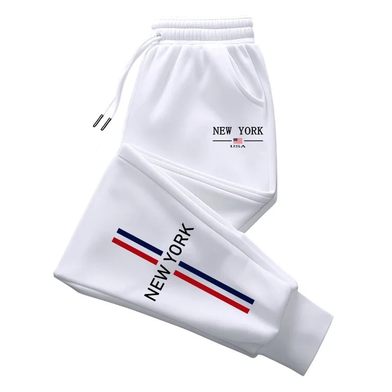 City Vibe Trend Sweatpants for Woman All Season Daily Casual Sporty Jogger Pants Female Home Outdoor Comfort Breathable Trousers - Colouronova