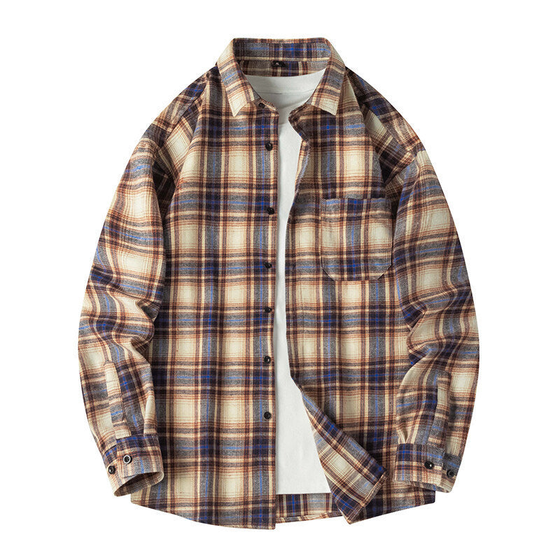 Mens Plaid Shirt Colouronova