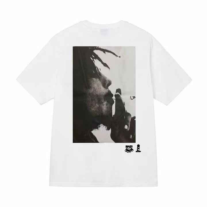 Loose short-sleeved T-shirts for men and women in summer