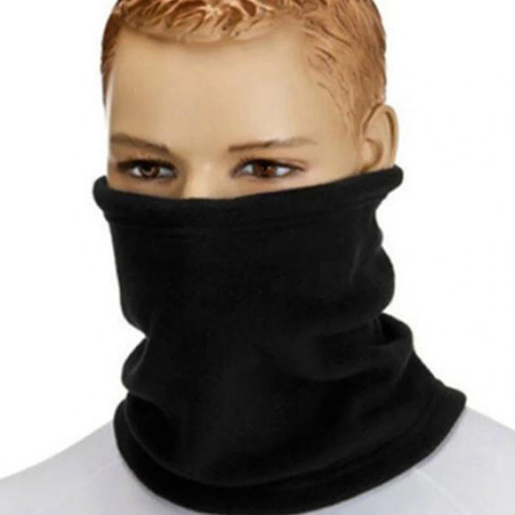 2 in 1 Winter Hat Face Mask Neck Gaiter Balaclava Scarf Hat Outdoor Cycling Balaclava Face Warmer Skullies Beanies Neckerchief - Colouronova