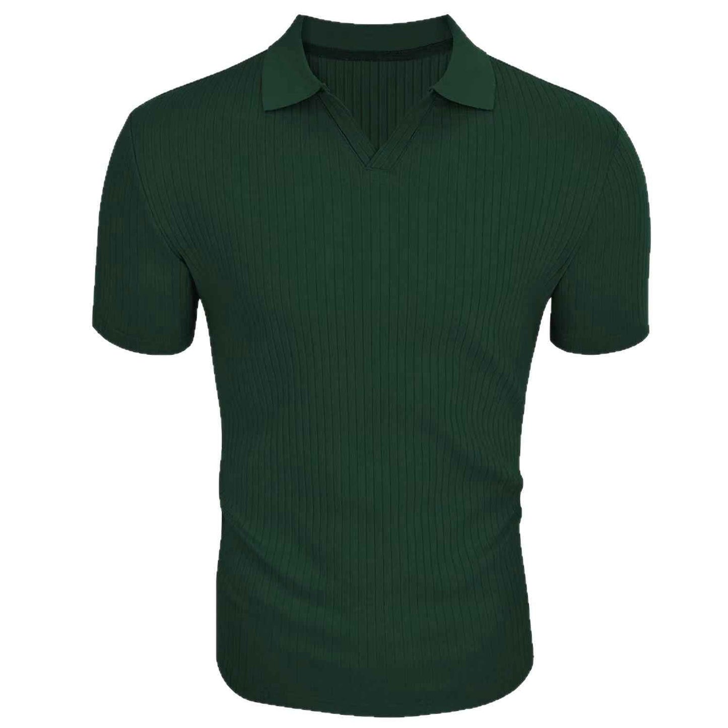 Men's T-shirts with lapel and V-neck Colouronova