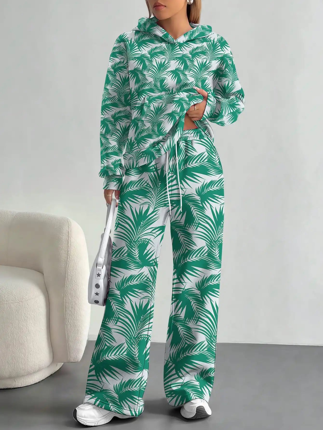 Retro ethnic style foreign trade 2025 floral pattern new hot style autumn and winter new fashion casual European and American - Colouronova