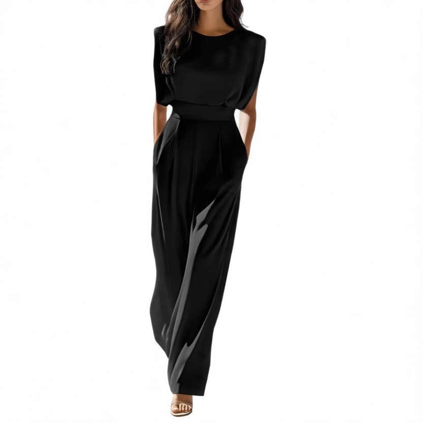Women's Elegant Sleeveless Jumpsuit Colouronova