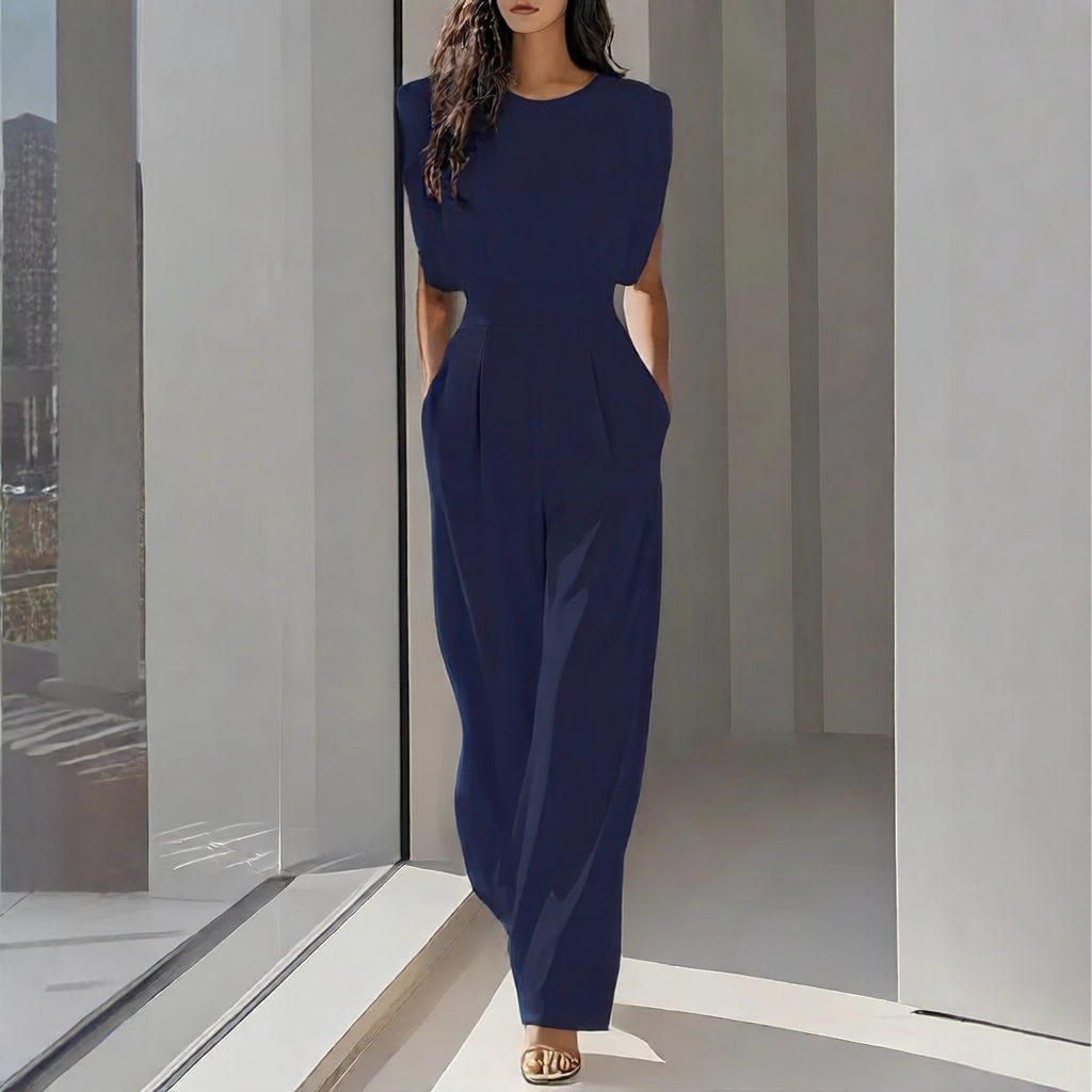 Women's Elegant Sleeveless Jumpsuit Colouronova