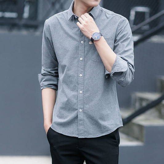 Long-sleeved dress shirt formal attire Colouronova