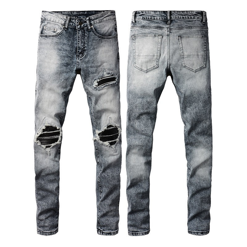 Mens Denim Trousers Colouronova