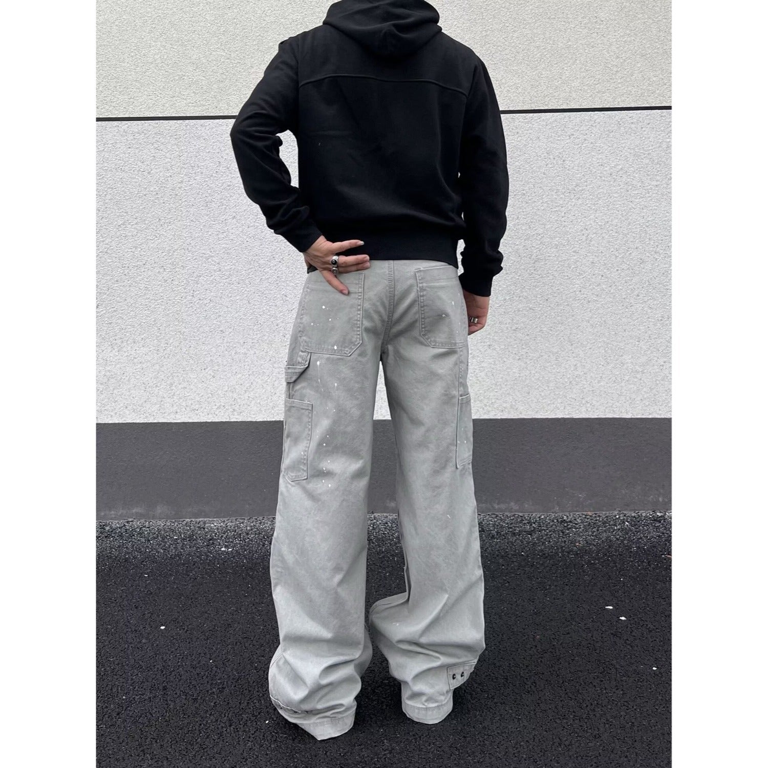 Retro Camouflage Denim Pants Colouronova