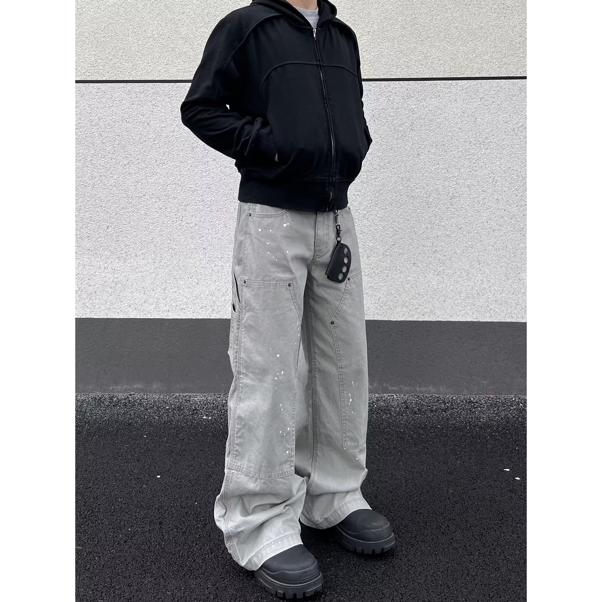 Retro Camouflage Denim Pants Colouronova