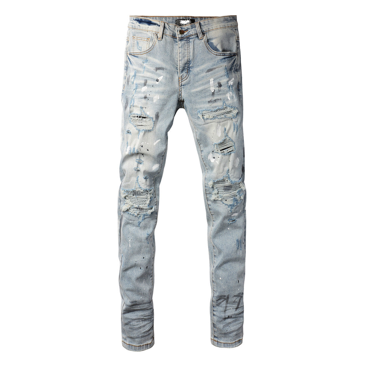 Mens Denim Trousers Colouronova