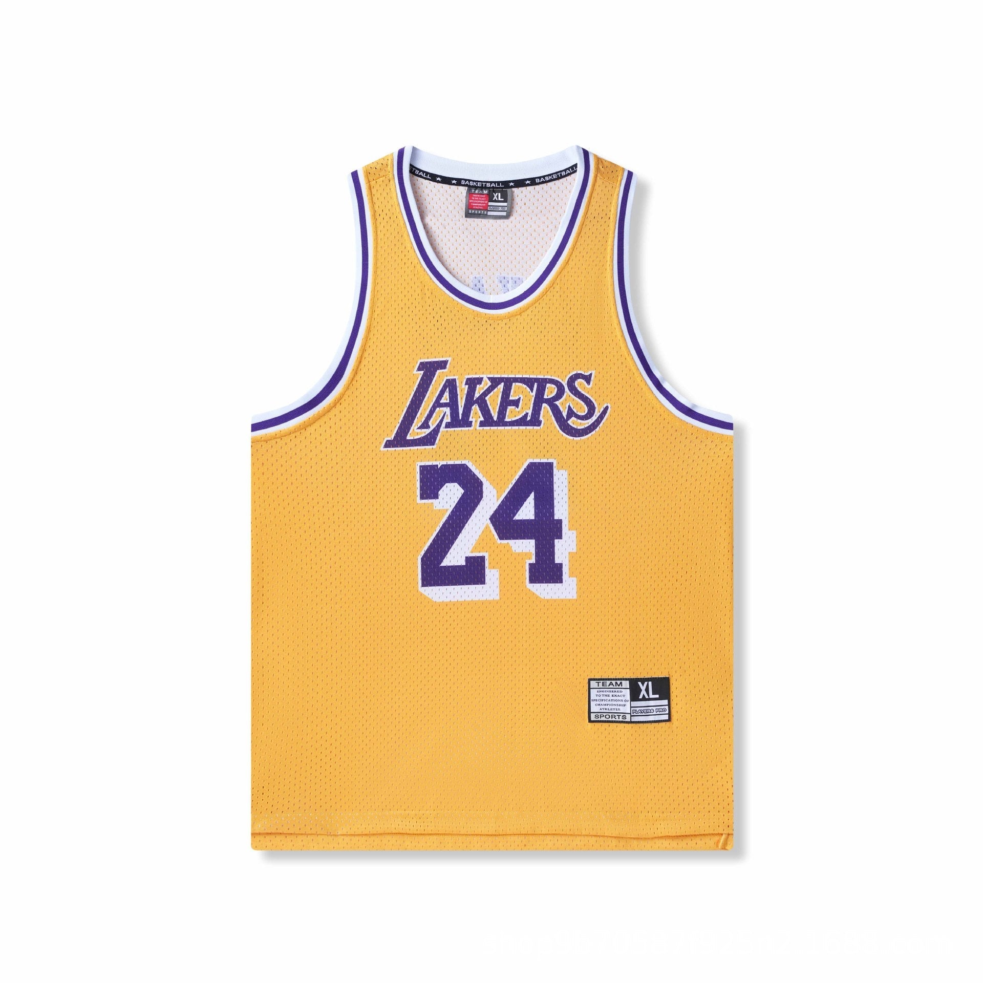 American Retro Mesh Jersey Iverson Maddie Kobe Curry Butler James Digital Print Basketball Vest Colouronova