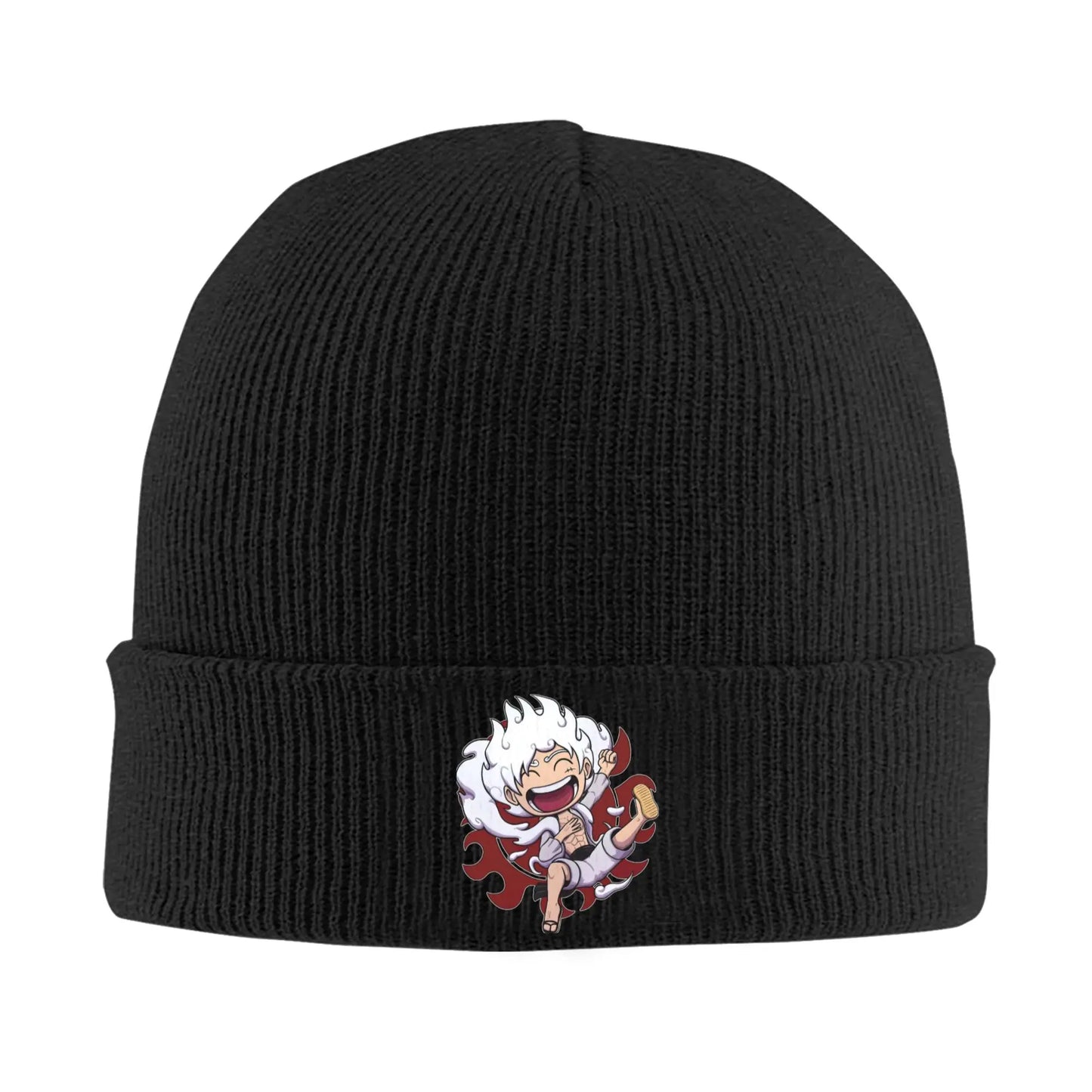 One Piece Flag 
Doflamingo Pirates Logo Knitted Caps Women's Men's Beanies Autumn Winter Hats Acrylic  Warm Melon Cap - Colouronova