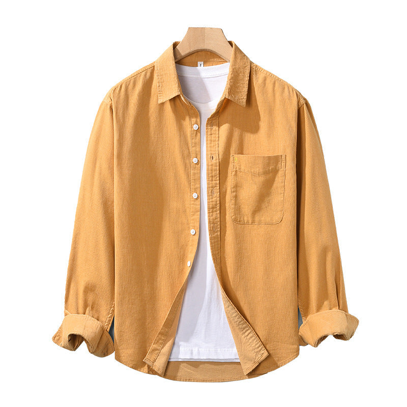 Men's Cotton Corduroy Shirt Jacket Colouronova