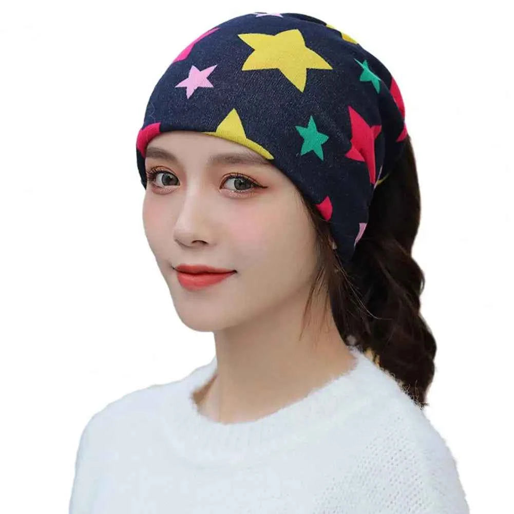 Scarf Neck Collar Multi-functional Scarf Breathable High Elastic Thickened Winter Warm Face Guard Headwear Cycling Scarf Hat