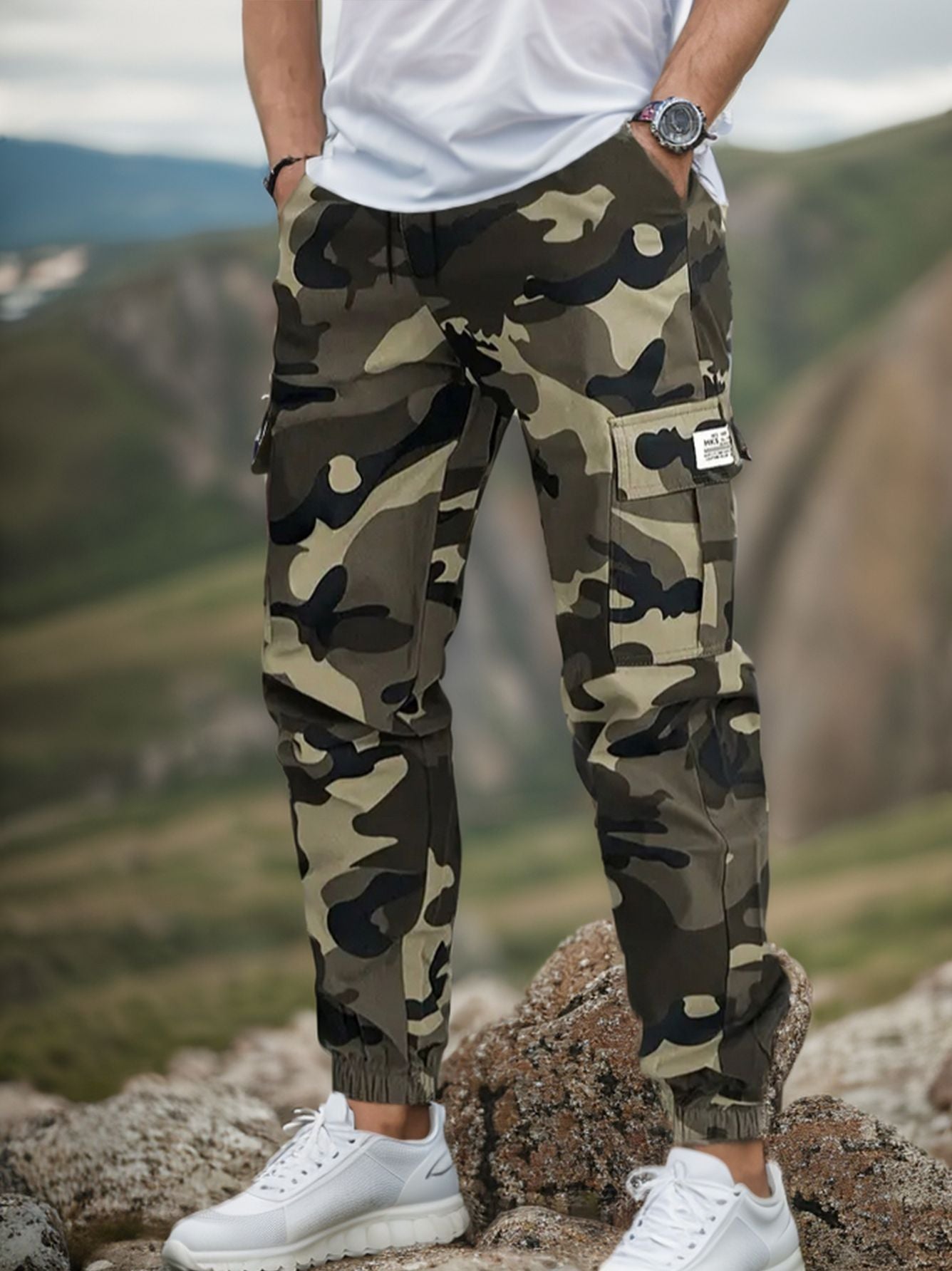 Camouflage work pants Colouronova