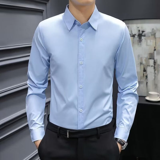 Men's long-sleeved formal dress shirt Colouronova