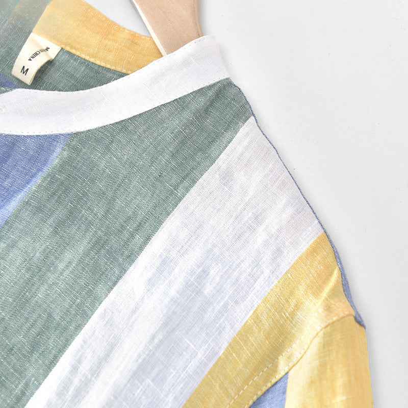 Striped linen shirt