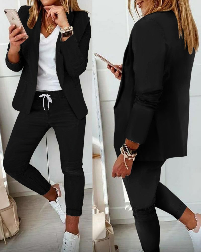 Casual Women Suit Fashion Set Colouronova