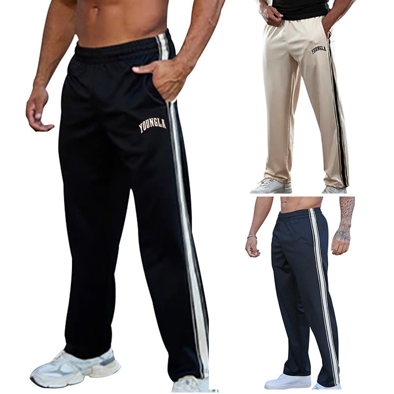 Men's Straight Casual Sports Pants Colouronova