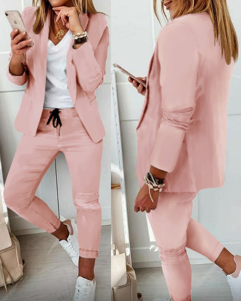 Casual Women Suit Fashion Set Colouronova