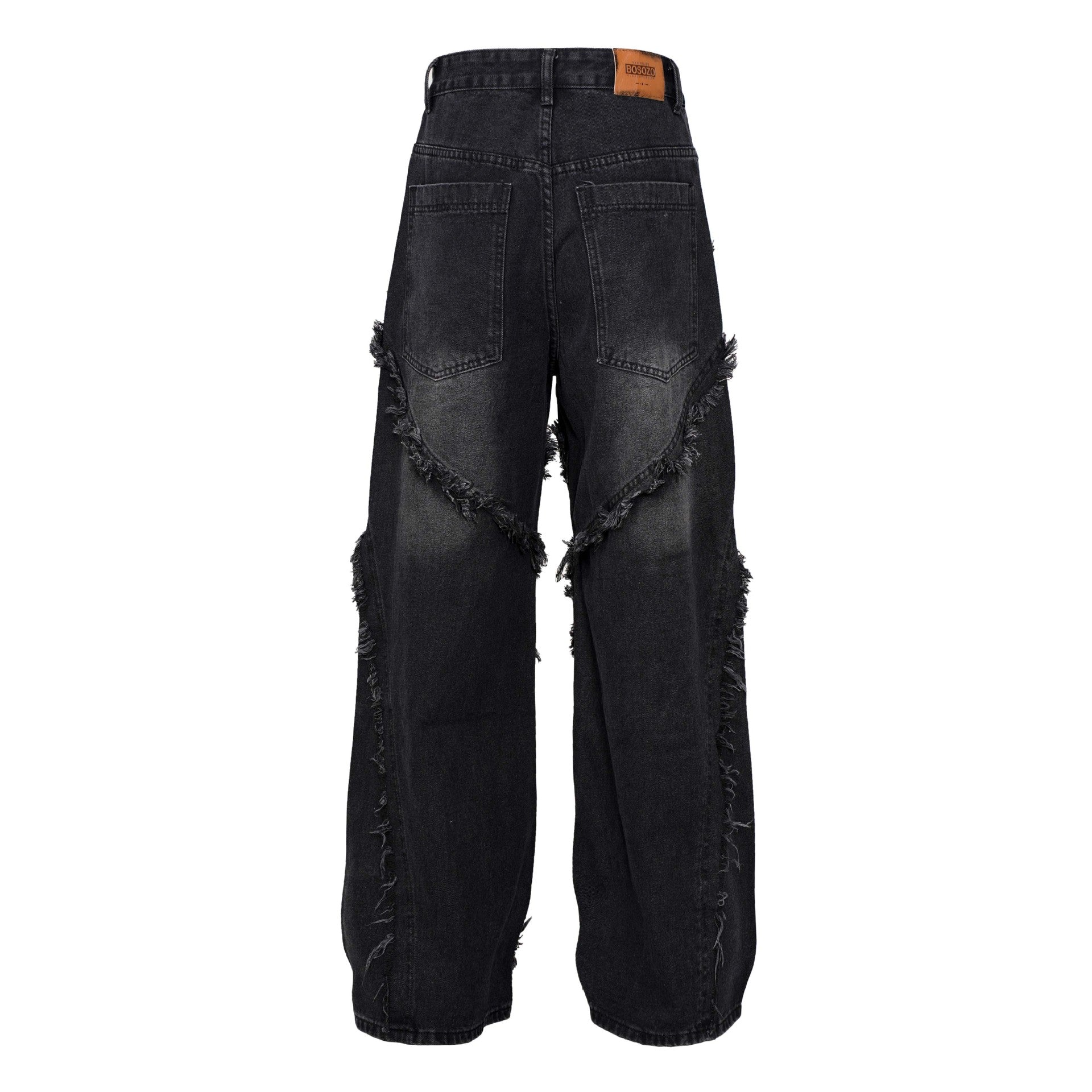 Washed patchwork jeans Colouronova