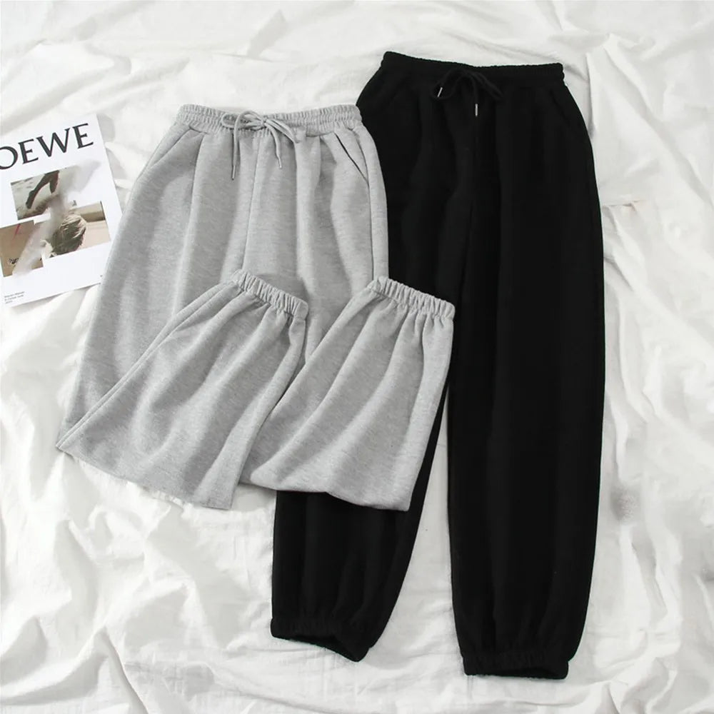 Women Sweatpants Baggy Fashion Oversize Sports Fitness Pants Ladies Joggers Streetwear Trousers Loose - Colouronova