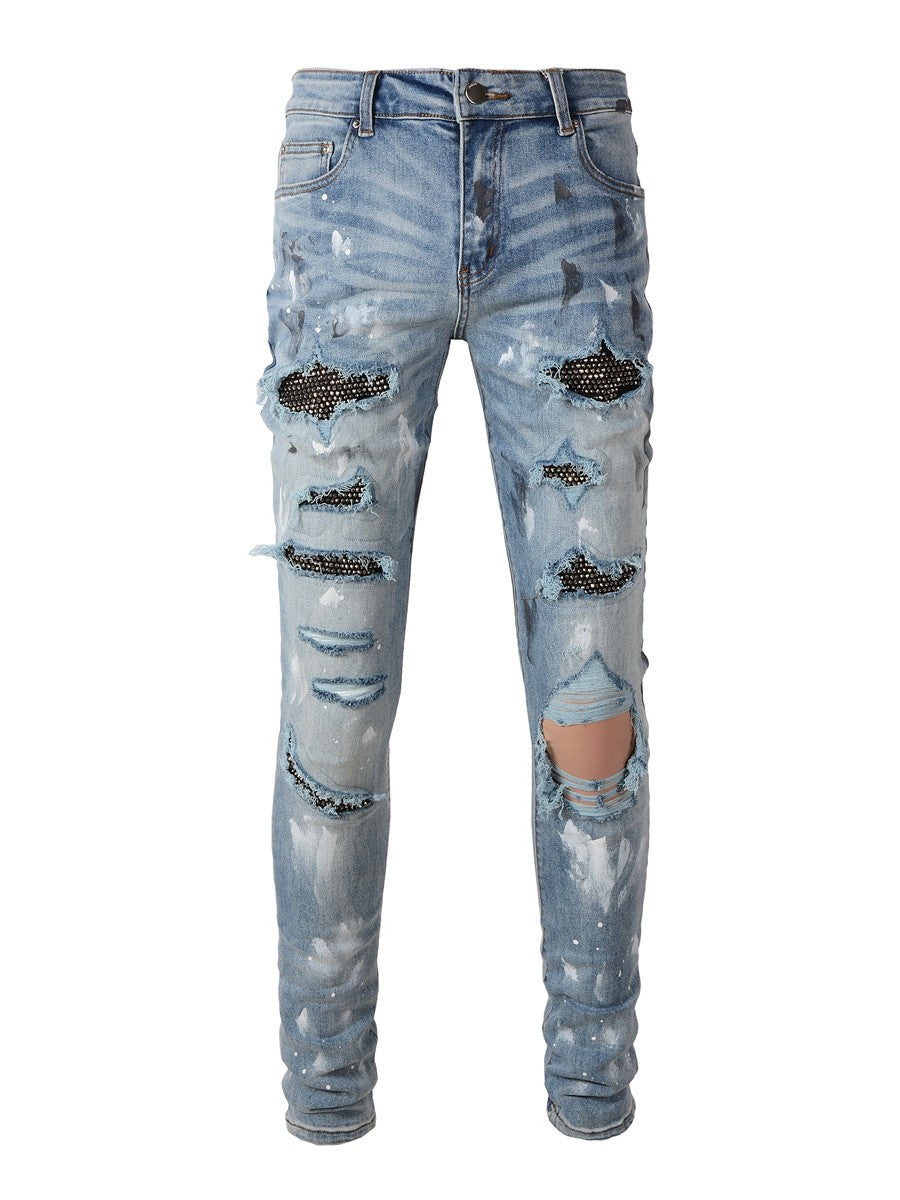 Stretchy slim-fit skinny jeans Colouronova