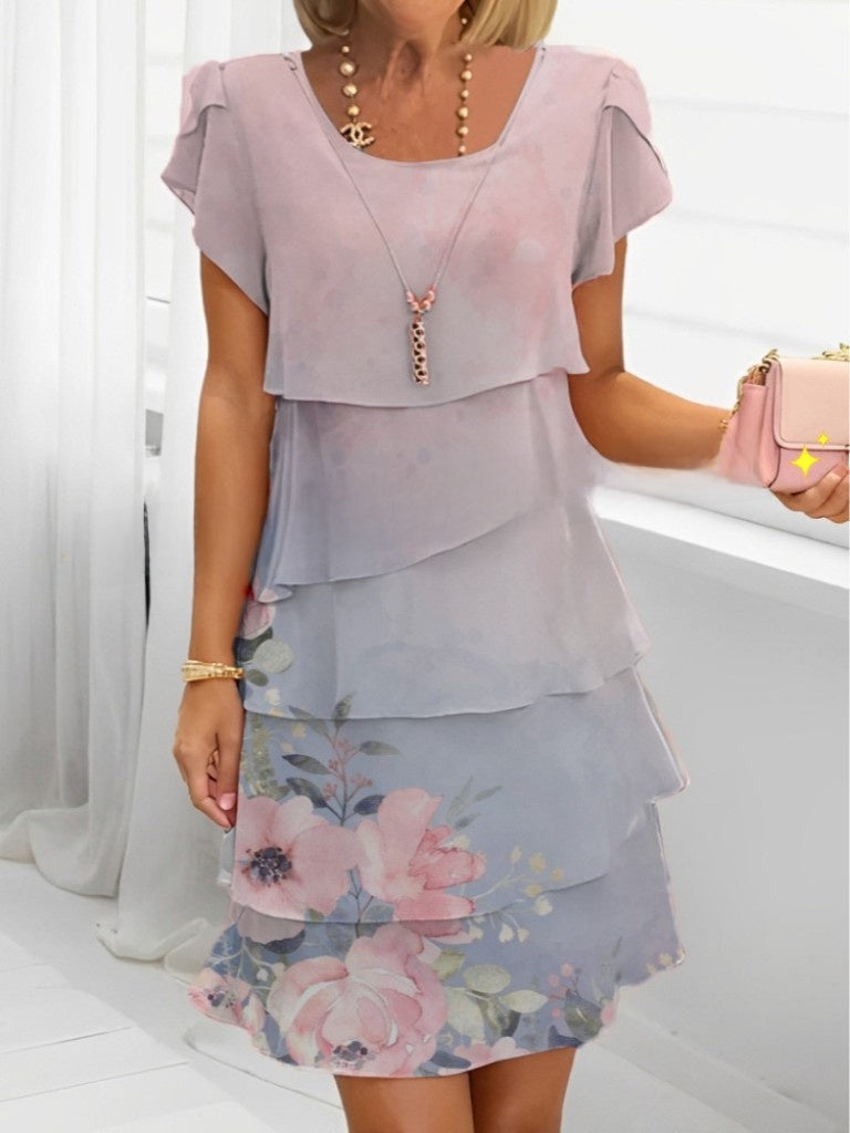 Chiffon dress Colouronova