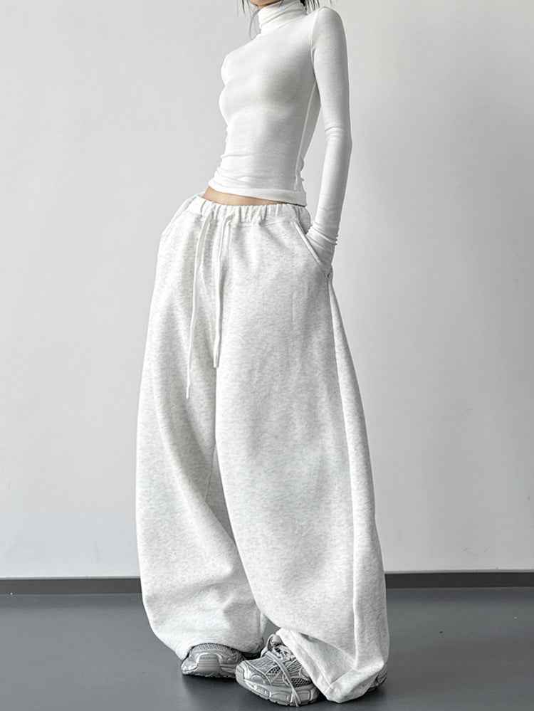 Women's High-Waisted Wide-Leg Sweatpants